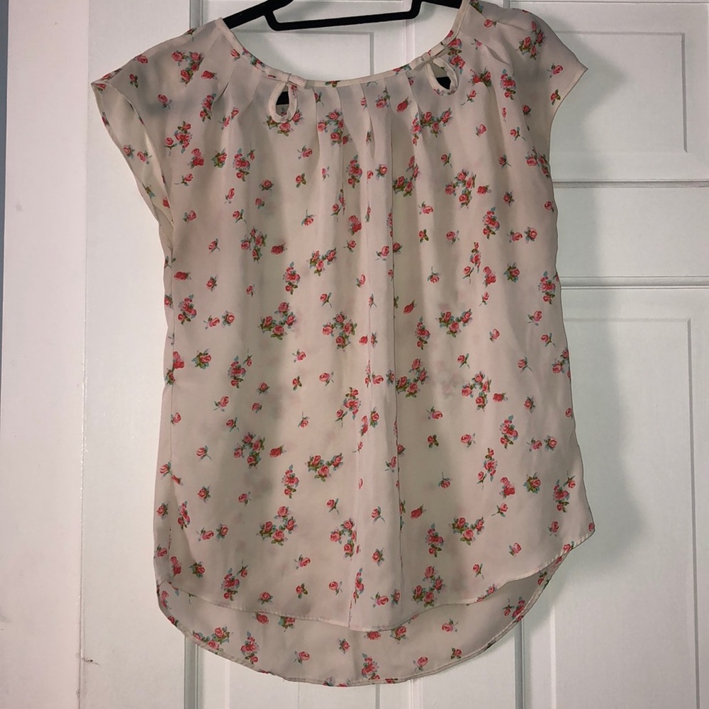 LC Lauren Conrad Rose Blouse